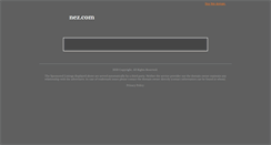 Desktop Screenshot of nez.com
